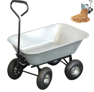 JingCheng Heavy Duty 350kg Garden Transporter avec poignée rotative à 180 degrés <span class=keywords><strong>100L</strong></span> Capacité d'eau <span class=keywords><strong>Brouette</strong></span> pour la construction - Product Image 1