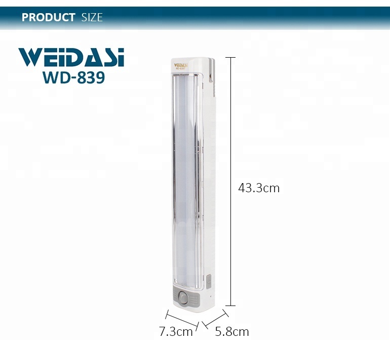 tenir ou tenir la lampe d'hôtel dp a mené la lumière rechargeable de secours à vendre