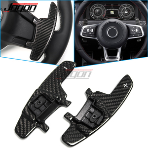 Kit de remplacement de volants en Fiber de carbone, pour <span class=keywords><strong>VW</strong></span> <span class=keywords><strong>Golf</strong></span> <span class=keywords><strong>7</strong></span> MK7 VII GTI R GTD GTI <span class=keywords><strong>Golf</strong></span> <span class=keywords><strong>7</strong></span>.5, poignées de changement de vitesse - Product Image 1