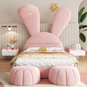 <span class=keywords><strong>Letto</strong></span> per Bambine JINS, Comodo Design Moderno in Legno, Arredamento per Camera da <span class=keywords><strong>Letto</strong></span> e Appartamento - Product Image 4