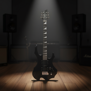 Guitarra eléctrica Glarry para zurdos, negra, con pastillas HSH, mástil de arce, diapasón de ébano, cuerpo de tilo, paquete de guitarra. - Product Image 2