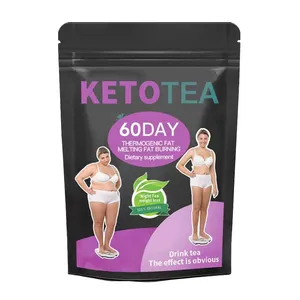 OEM ODM Private Label Healthy Keto diet Detox Evening tea Slim weight loss fat burning 60 days fat burn slimming tea