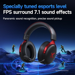 Audífonos Inalámbricos MCHOSE V9/V9 Pro <span class=keywords><strong>Originales</strong></span> al por Mayor, Tri-Modo, Ergonómicos, Bobina Móvil, Baja Latencia, Personalizados para Juegos - Product Image 3