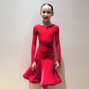 Vennystyle manches longues cou licou Costume de danse lyrique Jazz Latin patinage sur glace robe de Ballet Performance porter des costumes de danse - Product Image 1