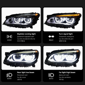 Nouvel ensemble de phares de qualité 12V 6000K 36W pour BMW Série 7 F01 F02 2009-2015 – Amélioration et rétrofit des feux avant (phares de route/croisement) – Installation facile - Product Image 5