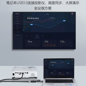<b>Usb</b> 3.0 To <b>HdmI</b> Adapter Cable Driver Free High Definition Audio Video Sync For Tv - Product Image 2