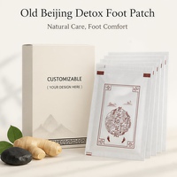 Cerotto per Piedi allo Zenzero Personalizzato, Cerotto Medicato con Aceto di Bambù, Pad Detox per Aiuto al Sonno e Riduzione dello Stress, Cerotto alle Erbe con Etichetta Privata CE
