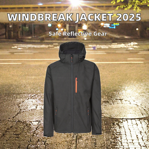 WindBreak <b>Jacket</b> Premium <b>Waterproof</b> Lightweight Long <b>Thin</b> Summer Casual Hooded Zipper Printing Stylish Outdoor Travel Sportswear - Product Image 2
