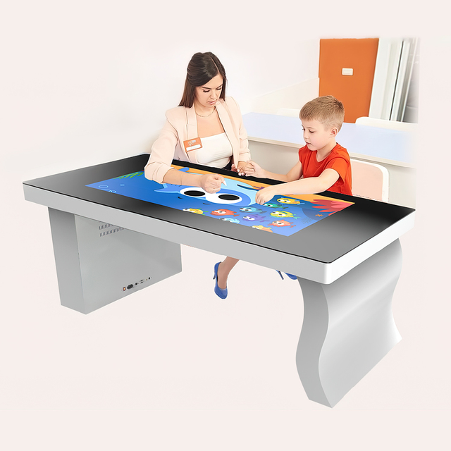 55 Inch PC Built in Touch Screen Interactive Multi Touch Table Coffee Table Smart Network Touch Table with Lcd Screen