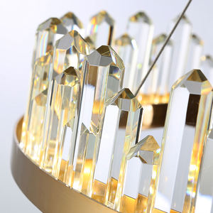 Décoration d'intérieur Lampes suspendues au <span class=keywords><strong>plafond</strong></span> Lampes suspendues rondes à LED Lustre de salon - Product Image 6