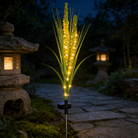 Lampes solaires décoratives pour jardin en forme de fleurs artificielles, pour allées et aménagements extérieurs