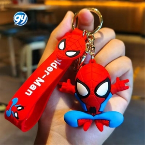 13 design Vente à chaud <span class=keywords><strong>Film</strong></span> américain porte-clés en caoutchouc pvc <span class=keywords><strong>Spider</strong></span>-<span class=keywords><strong>Man</strong></span> porte-clés 3d - Product Image 4