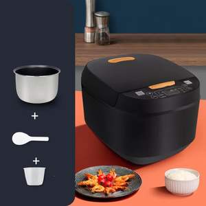 En Stock, Olla Arrocera Eléctrica Digital Inteligente de 5L, con Pantalla Táctil LCD, Multifuncional, Antiadherente, Silvercrest - Product Image 4