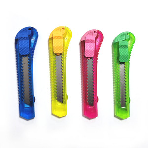 Cuchillo Multiusos Retráctil de Acero con Mango de Plástico, Cuchilla de Repuesto Rápido, Precio de Fábrica, para Manualidades - Product Image 5