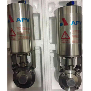Đơn diễn xuất khí nén Van bướm <span class=keywords><strong>apv</strong></span> vệ sinh lớp thép không gỉ cho nước phương tiện truyền thông - Product Image 3
