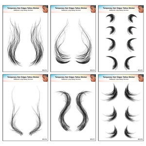 Più nuovo del <span class=keywords><strong>bambino</strong></span> dei capelli del tatuaggio bordi impermeabile per le donne personalizzato linee sottili del <span class=keywords><strong>bambino</strong></span> di trasporto Del Tatuaggio temporaneo impermeabile - Product Image 3