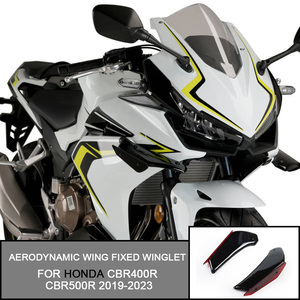 ชุดแต่งปีกแอโรไดนามิกด้านหน้าสำหรับรถมอเตอร์ไซค์ CBR400R/<span class=keywords><strong>CBR500R</strong></span> ปี 2019-2023 ทำจากพลาสติก ABS สำหรับติดตั้งเพิ่มเติม/อัปเกรด - Product Image 2