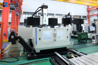 Centre d'usinage CNC à portique GUOSHENG GMF3019T, haute rigidité pour le métal, FANUC
