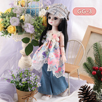 Nouvelles poupées BJD miniatures mignonnes de 30 cm 1/6 avec articulations mobiles et vêtements, poupée de maison pour filles, pour se déguiser soi-même, cadeau d'anniversaire, jouets pour enfants