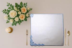 Servilleta de Lino 100% Azul Cockle |   Servilletas de Tela Reutilizables y Ecológicas para Comedor, Restaurante, Hotel, Bodas y Uso Doméstico - Product Image 3