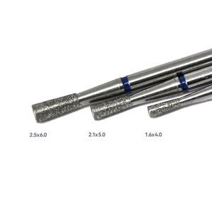 Fresa Rotante per Cuticole in Acciaio Inox 3/32\", Accessori per Manicure, Utensile per Fresatura Unghie, Cono Invertito Diamantato - Product Image 6