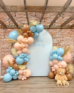 4*7 футов Рамка из алюминиевого сплава роскошный праздничный фон для дня рождения свадьбы baby shower - Product Image 2