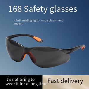 نظارات أمان 168 قابلة للتخصيص وأنيقة، نظارات واقية للاستخدام الخارجي، مقاومة للصدمات ومضادة للرياح لحماية العينين - Product Image 3