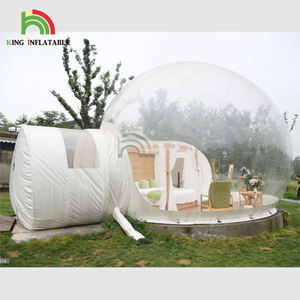 Semi-transparent Gonflable Bulle Hôtel Maison Chambre Jardin <span class=keywords><strong>Camping</strong></span> Plein Air Lodge Location Transparent Bulle Tente - Product Image 5