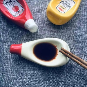 <strong>Creative</strong> Tomato Shaped Ceramic <strong>Plate</strong> for Soy Sauce Salad Dressing &amp; Seasoning for Parties &amp; Table Decoration - Product Image 3