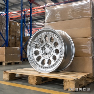VEROS Jantes en aluminium de conception rétro 17x9j pouces argentées pour voiture 4x98, Cb 58.1 5x98, jantes forgées pour <span class=keywords><strong>Alfa</strong></span> <span class=keywords><strong>Romeo</strong></span> Gtv6 Giulia 006 Gtam 1972 - Product Image 2