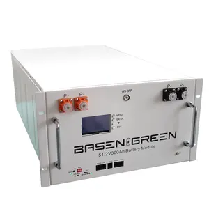 Basen 16s Diy套件10kwh 15kwh磷酸铁锂4电池盒，带16S 200A BMS，适用于230Ah 280Ah磷酸铁锂4 Akkus