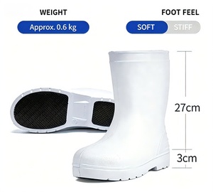 Chaussures de travail antidérapantes en EVA de qualité alimentaire, imperméables et résistantes à l'huile pour la cuisine et la transformation alimentaire - Product Image 2