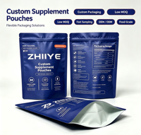 Sachet d'emballage pour produits de la mer en PP monofilament imprimé sur mesure, recyclable, sans aluminium, haute barrière, pour thon