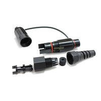 Kit de Conector Rápido SC/APC Impermeable IP67, Conector de Fibra Óptica Instalable en Campo, Compatible con Cierre OptiTap