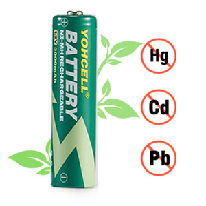 YOHCELL lunga durata 1.2 Volt personalizzato 2800mAh Small NIMH 1.2 v AA batterie ricaricabili batteria 2 pacchi - Product Image 2