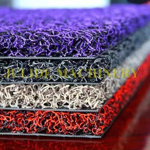 Tapis de sol en rouleau HDPE/PP personnalisé à <span class=keywords><strong>prix</strong></span> d'usine avec support à picots, ligne de production, extrudeuse haute énergie, machine à filaments en barre - Product Image 5