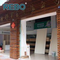 Panneaux de revêtement de façade modernes en bois de bambou Solution de mur extérieur ignifuge et imperméable avec capacité de conception graphique