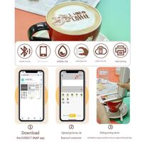 Impresora Comercial de Café con Tinta Comestible para Latte Art, Cerveza, Macarons, Pasteles, Impresión de Logotipos Personalizados