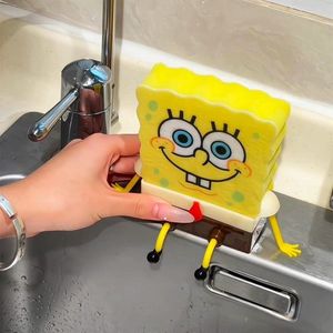 Spugna per piatti <span class=keywords><strong>SpongeBob</strong></span> SquarePants con spazzola per la pulizia, strumento per la pulizia <span class=keywords><strong>di</strong></span> pentole, per la casa, la cucina e il dormitorio - Product Image 2
