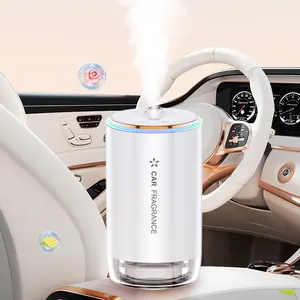 新款升级星天顶气氛灯汽车香水香薰杯智能汽车自动喷雾