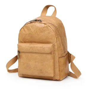 newest kids backpack mochilas cartable simple retro tyvek paper schoolbag eco washable durable kraft paper school bag