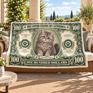 Manta con Estampado de Gatos Adorables, Manta de Franela Suave y Acogedora, Manta Personalizada con Impresión para Dormitorio o Sala de Estar - Product Image 4