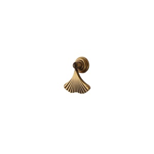 Personalized Creative Ginkgo Biloba Zinc Alloy Pendant Handle Nordic Modern Cabinet Egg Shape Single Hole Furniture Handle - Product Image 3