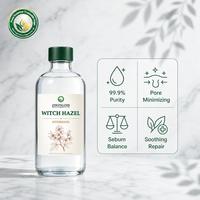 Hydrolat d'Hamamélis Artisanal (Hamamelis Virginiana) Pur Astringent Puissant en Vrac pour les Marques et la Production Professionnelle