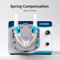 LEIRONG ZP3000ml/min Pompe péristaltique à grand débit et haute précision 24V, micro dosage réglable pour aliments, boissons, cycles d'aquarium