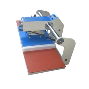 Máquina de prensa de calor neumática automática de doble estación con brazo deslizante grande para impresión de camisetas, uso de placa de transferencia de calor económica - Product Image 4