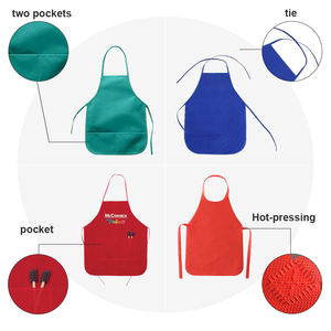 A buon mercato alla moda personalizzato Logo regolabile per bambini grembiule da Chef-Eco-Friendly leggero e riutilizzabile - Product Image 5