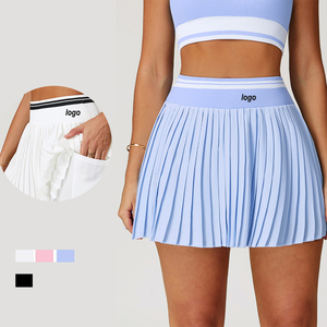 Taille haute a-ligne Fitness sport jupe été demi-longueur conception respirant Tennis jupe en gros femmes jupe de Tennis - Product Image 1