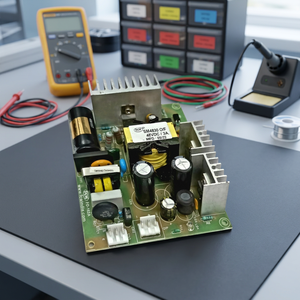 บอร์ดจ่ายไฟภายใน DC-DC ประสิทธิภาพสูงสำหรับไฟ LED อินพุต/เอาต์พุต 12V 10A พร้อมตัวเก็บประจุแบบอิเล็กโทรไลต์และหม้อแปลง - Product Image 3