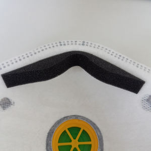 Aktivkohlefilter-Staub maske für Bauarbeiter CE2834-Zertifikat Einweg geformte FFP3-Filter-Faltmaske - Product Image 4